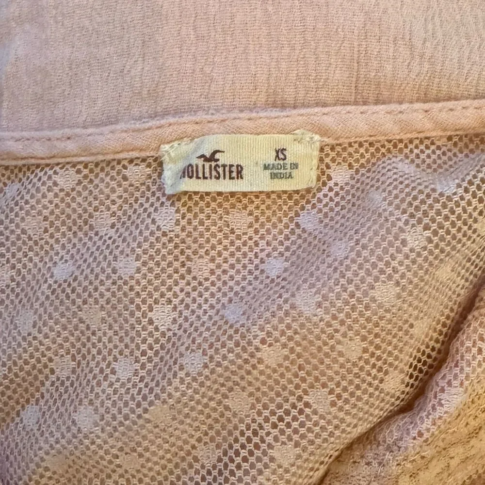 Hollister Pink Long Sleeve Top size XS - Picture 3 of 5